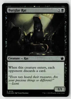Foundations #170 Burglar Rat Foil - Image 1