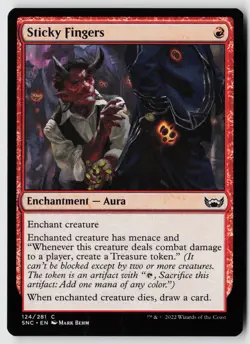 Streets of New Capenna #124 Sticky Fingers - Image 1