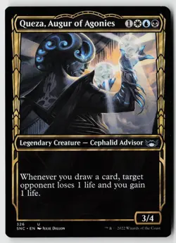 Streets of New Capenna #326 Queza, Augur of Agonies (Showcase) - Image 1