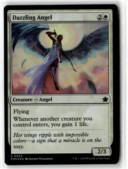 Foundations #9 Dazzling Angel Common Foil NM - Image 1