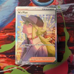 Pokemon TCG N's Plan 170/086 Sir Black Bolt Special Illustration Rare - Image 1