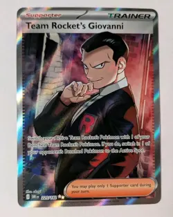 Pokemon TCG - Team Rocket's Giovanni 225/182 Destined Rivals - NEAR MINT - Image 1