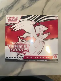 Pokemon TCG Scarlet & Violet White Flare ETB Elite Trainer Box Factory Sealed - Image 1