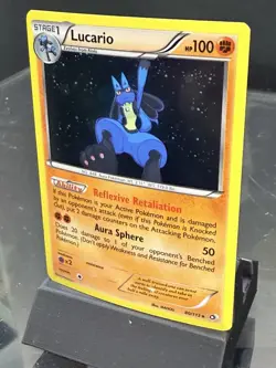 POKEMON LUCARIO 80/113 - COSMOS PROMO - HOLO RARE MP- LP - Image 3