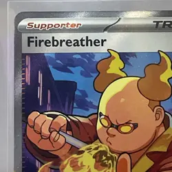 Fire Breather 119/94 Full Art Trainer Holo Me02: Phantasmal Flames Pokemon TCG - Image 2