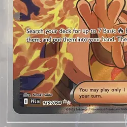 Fire Breather 119/94 Full Art Trainer Holo Me02: Phantasmal Flames Pokemon TCG - Image 5