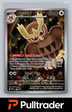 2024 Pokemon Stellar Crown Noctowl Black Star Promo SVP141 NM/MT - Image 1