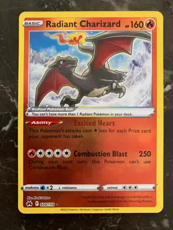 Pokemon Crown Zenith - RADIANT CHARIZARD - 020/159 - NM/M! - Image 1