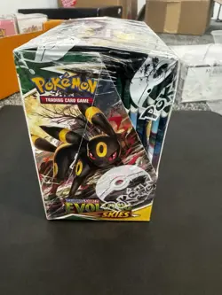 POKEMON EVOLVING SKIES SWORD AND SHIELD BOOSTER BOX SEALED . (HOLE BOTTOM WRAP) - Image 4