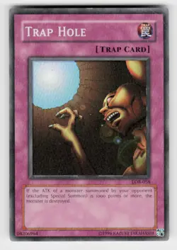 The Legend of Blue Eyes White Dragon #LOB-058 Trap Hole - Image 1