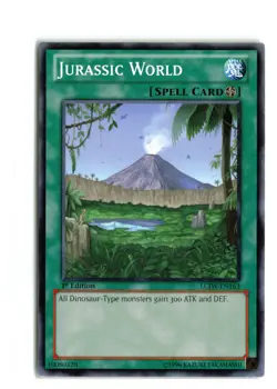 JURASSIC WORLD LCJW-EN163 1st EDITION YUGIOH TCG LP - Image 1