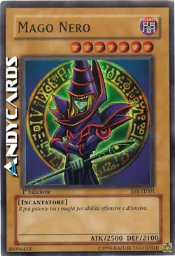 very good • MAGO NERO • (Dark Magician) Super R SYE IT001 1Ed Yugioh! ANDYCARDS - Image 1