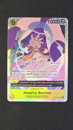 Jewelry Bonney SR OP13-108 M OPTCG One Piece Carrying On His Will - Image 1