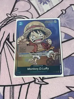 Monkey D Luffy P-037 1st Anniversary Tournament Stamped Promo One Piece TCG - Image 1