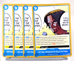 OP12-058 I Will Make Whitebeard the King of the Pirates (C) One Piece CCG x4 - Image 1
