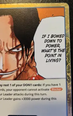If I Bowed Down To Power OP13-057 Foil Rare Carrying On His Will One Piece - Image 3