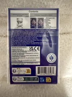 One Piece CCG The Azure Sea’s Seven Double Pack Set 9 Sealed Booster Packs New - Image 2