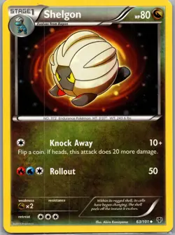 Shelgon 7/20 Non Holo Dragon Vault - Pokemon Card - LP - Image 1