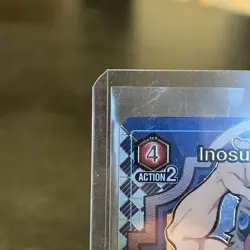 Union Arena TCG Inosuke Hashibira KMY-1-078 Demon Slayer Rare Card Parallel - Image 2