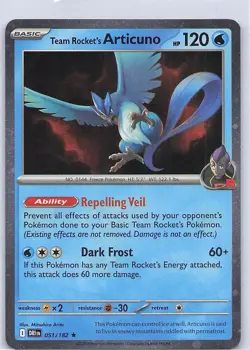 Team Rocket's Articuno - 051-182 (Cosmos Holo) Promo Miscellaneous Cards & Produ - Image 1