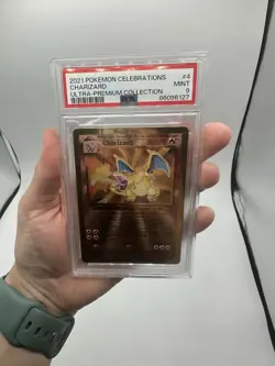 PSA 9 - 2021 Pokemon Celebrations UPC CHARIZARD Gold Metal Card #4 - Image 2