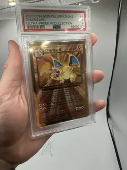 PSA 9 - 2021 Pokemon Celebrations UPC CHARIZARD Gold Metal Card #4 - Image 5