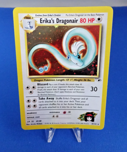 Erika's Dragonair (4/132) Holo Gym Heroes Pokemon Card - Vey Good Condition - Image 1