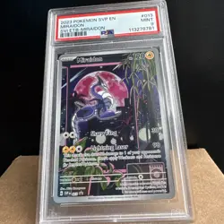 Pokemon Card PSA 9 Miraidon SVP 013 Promo Scarlet & Violet ETB Promo AR 2023 - Image 1