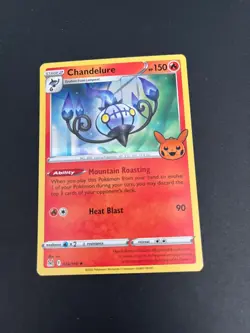 Pokemon 026/196 Chandelure Trick or Trade 2023 Pokemon Trading Card TCG - Image 1