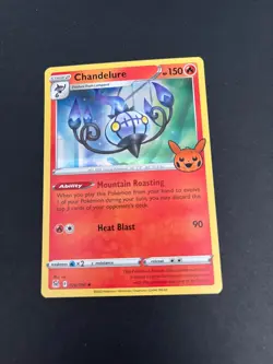 Pokemon 026/196 Chandelure Trick or Trade 2023 Pokemon Trading Card TCG - Image 2