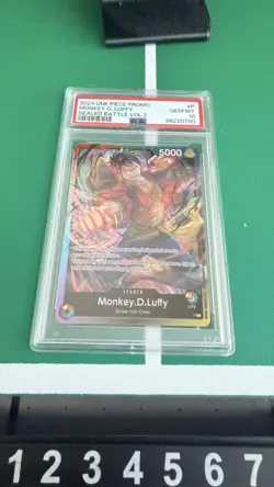 Monkey D. Luffy PSA 10 2024 One Piece Promo #P Sealed Battle Vol. 2 Leader Card - Image 2