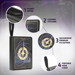 Trading Card Binder for Lorcana Cards Premium 9 Pocket Card Binder Compatible... - Image 4