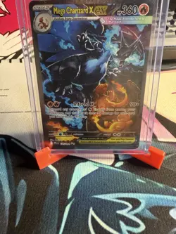 Mega Charizard X ex 125/094 Phantasmal Flames PFL Pokemon Card RAW NM - Image 1