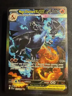 Mega Charizard X ex 125/094 Phantasmal Flames PFL Pokemon Card RAW NM - Image 2