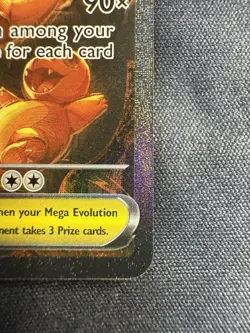 Mega Charizard X ex 125/094 Phantasmal Flames PFL Pokemon Card RAW NM - Image 3