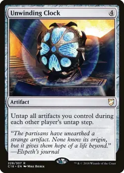 🧙Unwinding Clock R 228/307 C18 Commander 2018 MTG - Image 1