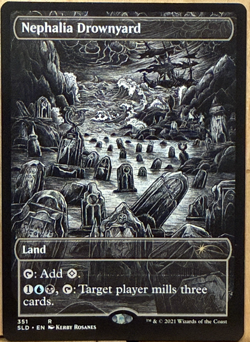 LIMITED EDITION Secret Lair MtG Nephalia Drownyard Unplayed NM Borderless! - Image 1