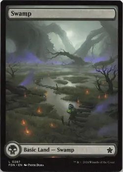 Swamp (0287) L Foundations 287 NM MTG - Image 1