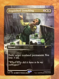 MTG Borderless Anguished Unmaking Secret Lair X Avatar: The Last Airbender NM!! - Image 1