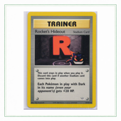 Rocket's Hideout Neo Revelation 63/64 LP WOTC Vintage Pokemon - Image 1