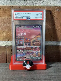 Pokemon 2023 Mew ex #053 Scarlet Violet 151 UPC Promo PSA 10 - Image 1