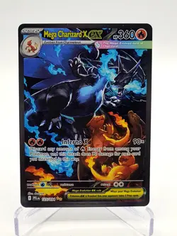 Mega Charizard X EX SIR 125/094 (English) Phantasmal Flames Pokemon TCG NM - Image 1