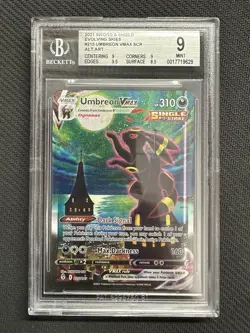 2021 Pokemon Sword & Shield Evolving Skies Umbreon Vmax SCR 215/203 - Image 1
