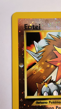 2001 Pokemon TCG Entei Black Star Promo #34 Reverse Holo Swirl NM WOTC - Image 3