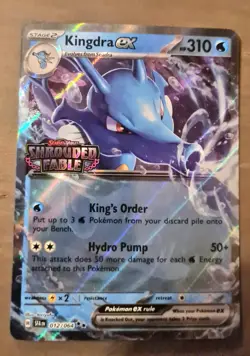 Pokemon TCG Scarlet & Violet Shrouded Fable - Kingdra ex (Shrouded Fable Stamp) - Image 1