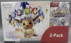 Pokemon Prismatic Evolutions ETB + Booster Bundle Costco 2-Pack Sealed x 1 (Qty) - Image 1