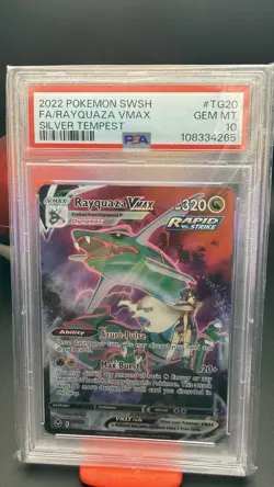 Rayquaza VMAX ⭐ TG20/TG30 Silver Tempest 2022 Pokemon PSA 10 - Image 1