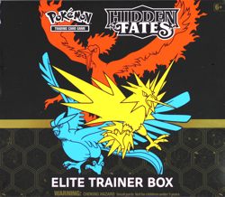 Pokemon S&M Hidden Fates Elite Trainer Box NM Trusted Seller Birds Charizard - Image 2