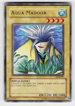 The Legend of Blue Eyes White Dragon #LOB-027 Aqua Madoor - Image 1