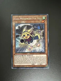 Filo, Messenger Fur Hire DANE-EN025 Rare 1st Edition NM YuGiOh - Image 1